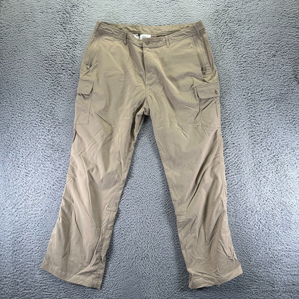 Clothing Arts Pant Womens 16 Brown Nylon Windbreaker Straight Hiking Stretch